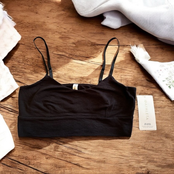 🆕Athleta Well-rested Rib Sleep Bra Size XL - Picture 3 of 12